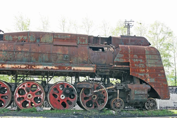 Locomotive à vapeur vieillissante — Photo