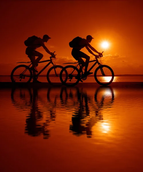 Meg a szabadban kerékpárok társaság — Stock Fotó