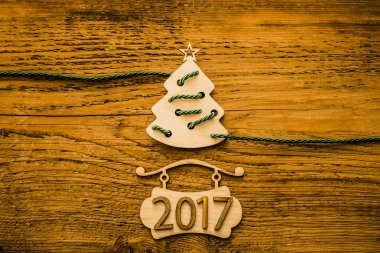 Snew yıl tatil kartı 