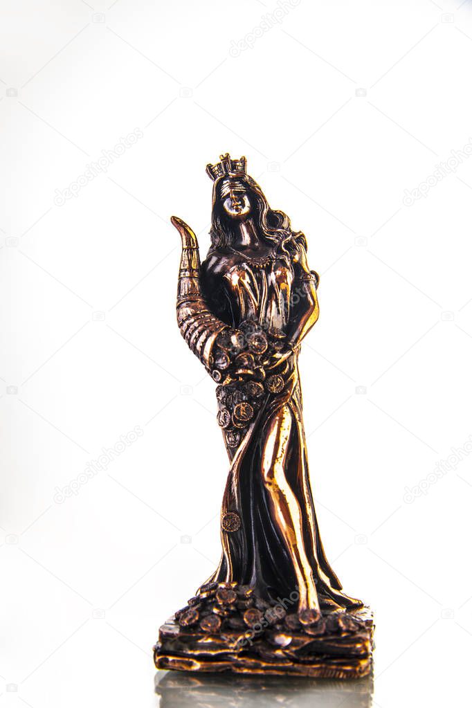 statuette of Goddess with cornucopia