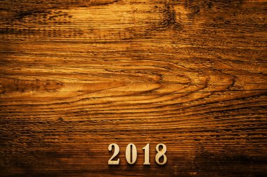 mutlu yeni yıl 2018 kartı
