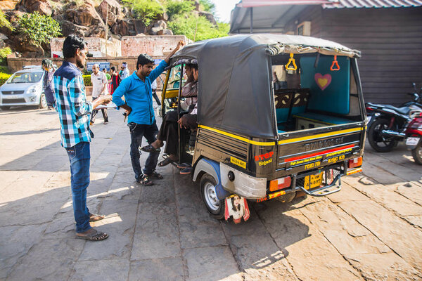 Indian traditional taxi 