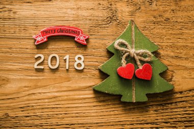 kalpleri ile Noel ağacı