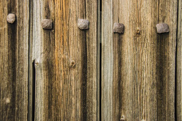 Pine wood planks with rusty stains — Stock Photo, Image