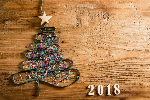 Tarjeta de Año Nuevo — Foto de Stock