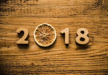 Mutlu yıllar kartı. 