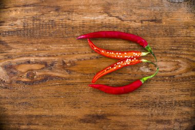 Kırmızı acı biber.