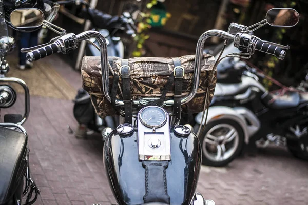 Detail na motocyklu - otáčkoměr. — Stock fotografie