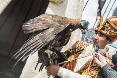 Bozkır kartalı bir yandan Trainer 