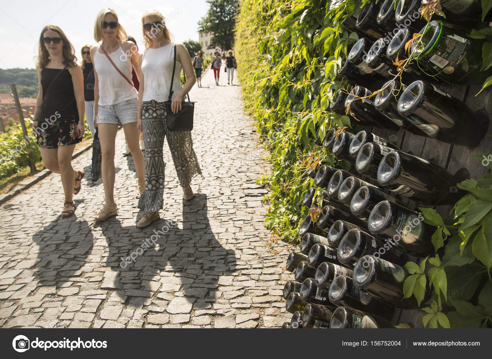 Prague République Tchèque Juin 2017 Fond Nombreuses ...