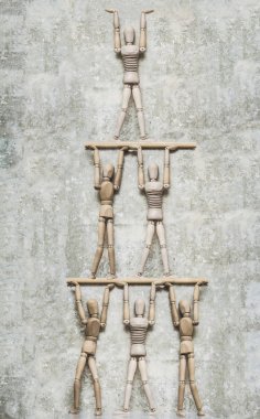 fiigures şekillendirme piktogram piramit