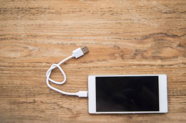  şarj kablosu kablosu ile smartphone 