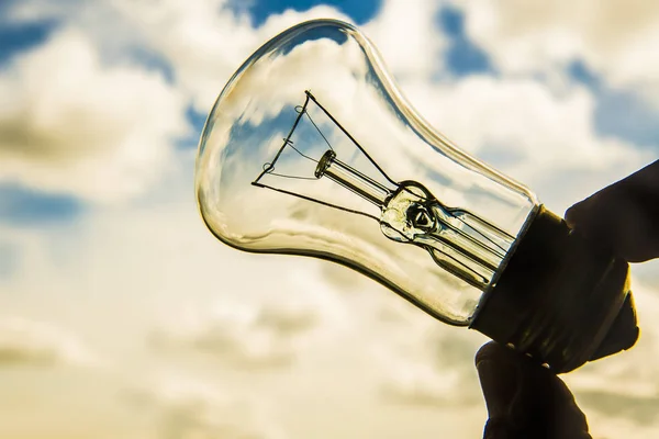 Handhållen glödlampa — Stockfoto