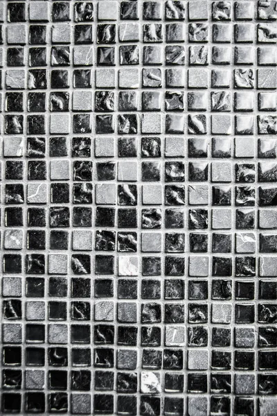 Λευκά και μαύρα τετράγωνα πλακάκια — Φωτογραφία Αρχείου