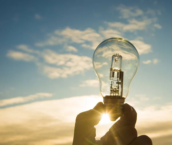 Handhållen glödlampa — Stockfoto