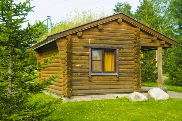 Casa tradizionale islandese in legno — Foto Stock