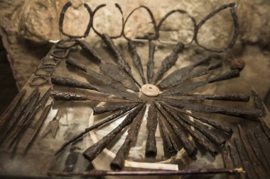 Antik Ortaçağ paslı ok uçları