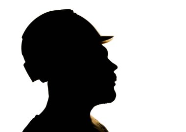 baret çalışan adam