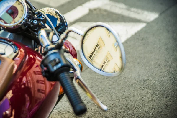 Brilhante motocicleta de luxo — Fotografia de Stock