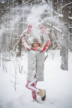 kadını fırlatma kar tatili