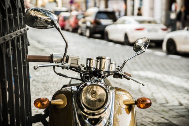 eski İtalyan scooter Park tarz