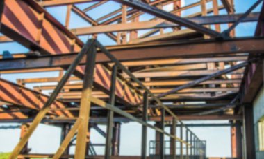 modern çerçeve metal konstrüksiyon 