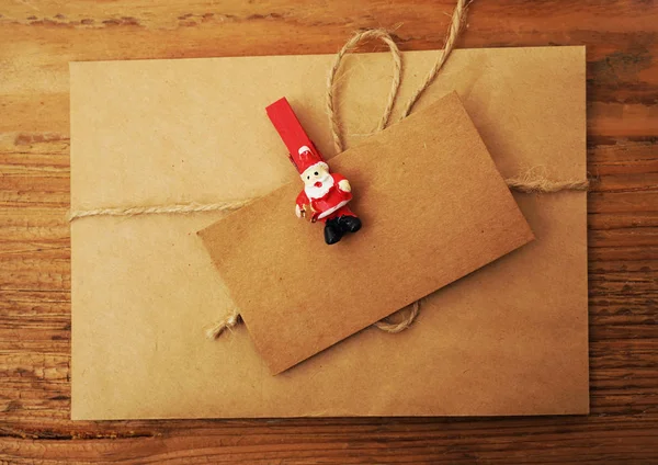 Christmas package wrapped — Stock Photo, Image