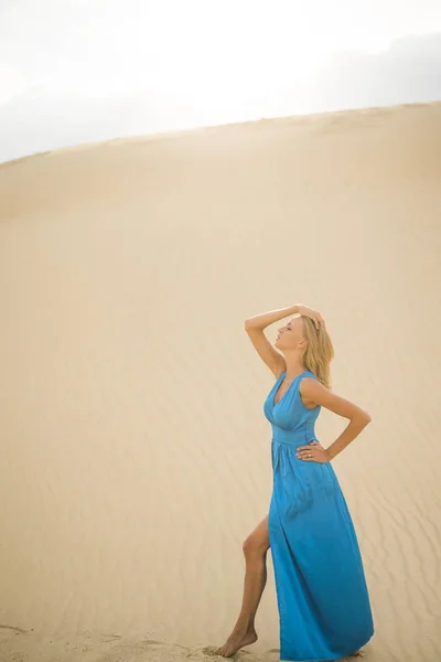 woman in sandy desert