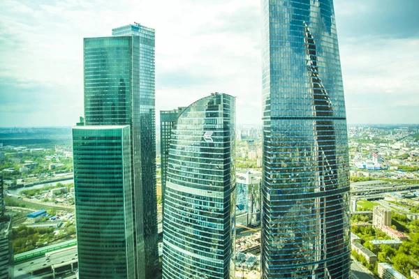 Wolkenkratzer in Moskau — Stockfoto
