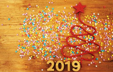 Mutlu yıllar kartı.