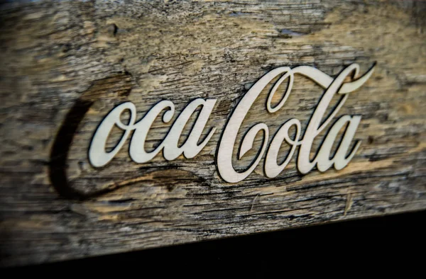 Logo envejecido de la Coca-Cola —  Fotos de Stock