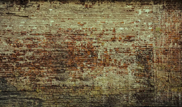Tło z czerwonej cegły grunge — Zdjęcie stockowe