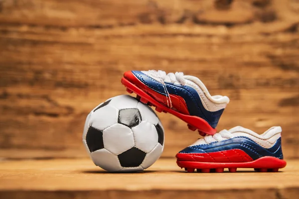 football ball and boots