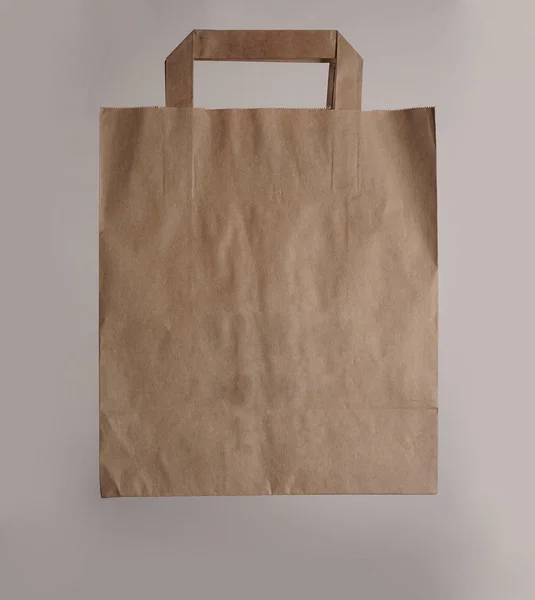 Blank brown paper bag — Stock Photo, Image