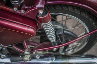 parlak lüks motosiklet 