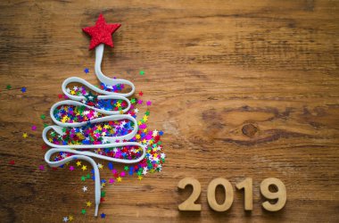 Mutlu yıllar kartı.