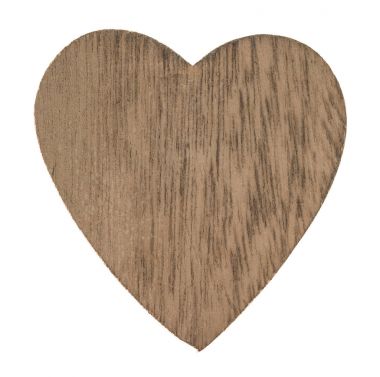 Tahta kalp beyaz arkaplanda izole