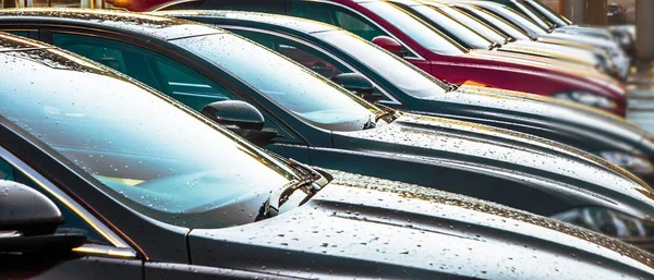 Prague República Checa Junho 2017 Carros Modernos Luxo Venda Inventário — Fotografia de Stock