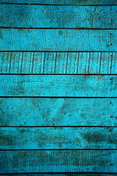 Oude Geschilderde Blauwe Houten Hek Patroon Achtergrond Shabby Retro Leeftijd — Stockfoto