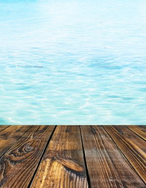 Vintage kahverengi ahşap plakalar arka plan. ahşap plakalar Teras su doku ile