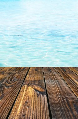 Vintage kahverengi ahşap plakalar arka plan. ahşap plakalar Teras su doku ile