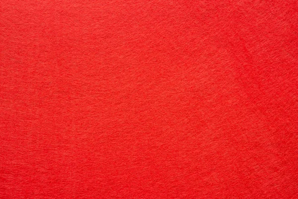 赤い色で素朴なキャンバス生地のテクスチャです 赤い繊維テクスチャ背景 — ストック写真
