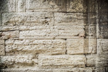 Taş Castle duvar Background.Granite doku, taş duvar yüzeyi 