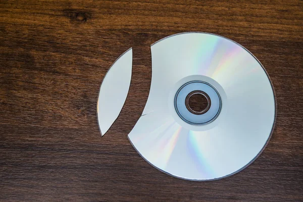 smashing CD drive. Problems of data security and safety information.