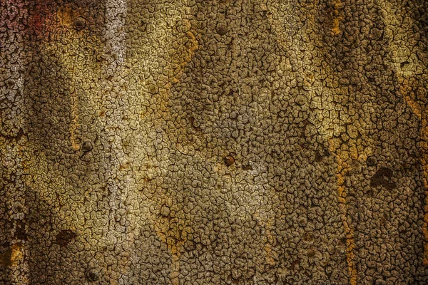 Paslı Metal Deseni Kahverengi Sarı Grunge Arkaplanının Son Derece Detaylı — Stok fotoğraf