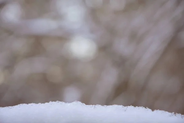 Czas Zimy Śniegu Zimowe Słońce Tło Bokeh Zimowa Śnieżna Natura — Zdjęcie stockowe