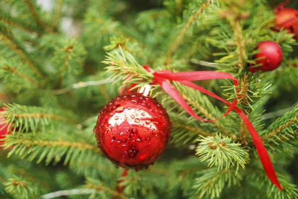 Decorazione Natale Giocattolo Alberi Natale Vacanza Anno Nuovo — Foto Stock