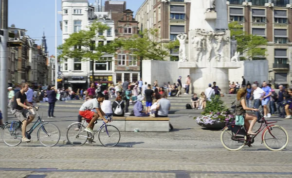 Amsterdam Nederländerna Amsterdams Centrum Gamla Stan — Stockfoto