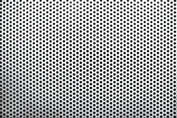 White Black Pattern Iron Background Many Holes Metal Mesh Background — Stockfoto