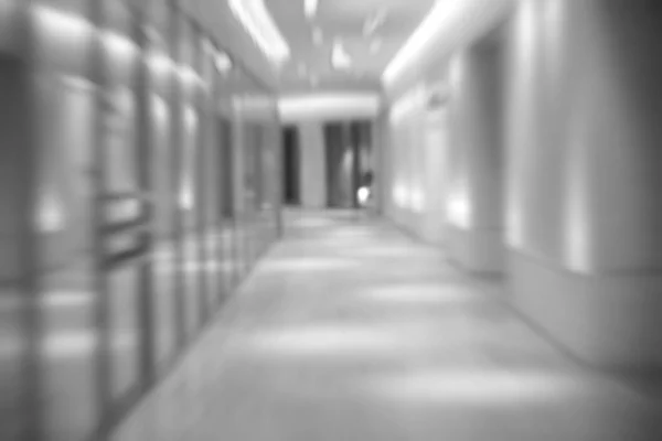 Blur Store Bokeh Background Blurred Motion Walking Office Corridor Empty — 스톡 사진